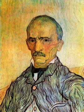 Retrato de Trabuc, un asistente en el Hospital Saint Paul Vincent van Gogh Pinturas al óleo